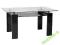 STÓŁ LISA A CZARNY 120 SZKŁO MODERN GLASS /