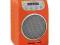 Radio Denver TRM-510C Pomarańczowe USB SD Mp3 FM
