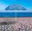 Hawajski niebieski parasol plażowy 160 / uv30
