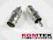 adapter metalowy - gniazdo BNC na wtyk RCA chinch