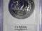 KANADA 5 $ 2013 BIZON SREBRO GRADING MS70