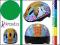 Kask rowerowy dziecięcy HAPPY JEŻYK Axer M (52-56)