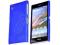 Blue Rubber case Sony Xperia Z1 C6906 + folia wym