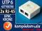 EQUIP gniazdo 2x RJ-45 sieciowe 8p8c CAT.6 KRONE
