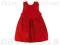 Elegancka sukienka prenceska czerwona bombka 86