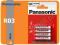 `4 baterie Panasonic R03 AAA 1,5V