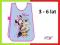 PATIMAR Fartuszek PVC śliniak fartuch Minni Mouse