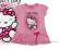 HELLO KITTY TUNIKA RÓŻOWA -FALBANKI 116/122 B851