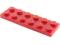 LEGO płytka plate 2x6 czerwona red 3795