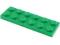 LEGO płytka plate 2x6 tan zielona green 3795