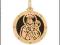 ZŁOTY MEDALIK MATKA BOSKA ZŁOTO585 KOMUNIA CHRZEST