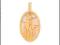 ZŁOTY MEDALIK MATKA BOSKA 585 KOMUNIA + GRAWER +