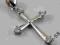 Krzyż,krzyżyk-wisiorek srebrny - srebro