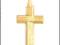 ZŁOTY 585 DUŻY MASYWNY KRZYŻ KRZYŻYK 2,56 x 1,6cm