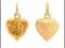 ZŁOTY pr.585 MEDALIK SERDUSZKO MATKA BOSKA