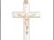 ZŁOTY 585 KRZYŻ * CROSS * KRZYŻYK 2,4cm x 3,8cm