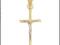 ZŁOTY 585 KRZYŻ * CROSS * KRZYŻYK 1,2cm x 2,3cm