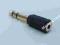 ADAPTER przejściówka JACK 6,3 mm(W) ,3,5 mm(G)