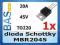 Dioda Schottky MBR2045 20A 45V TO220