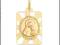 ZŁOTY pr.585 MEDALIK MATKA BOSKA Z DZIECIĄTKIEM