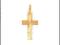 ZŁOTY 585 KRZYŻ * CROSS * KRZYŻYK 0,9cm x 1,6cm