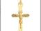 ZŁOTY 585 KRZYŻ * CROSS * KRZYŻYK 1,55 x 2,76 cm