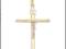 DUŻY ZŁOTY pr.585 KRZYŻ KRZYŻYK ZE ZŁOTA pr.585