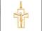 ZŁOTY 585 KRZYŻ KRZYŻYK JEZUS CHRYSTUS ZŁOTO 585