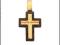 ZŁOTY KRZYŻ KRZYŻYK ZŁOTO 585 *** KOMUNIA CHRZEST