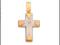 ZŁOTY KRZYŻ KRZYŻYK ZŁOTO 585 *** KOMUNIA CHRZEST