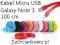 Kabel Micro USB 100 cm Taśma Samsung Galaxy Note 3