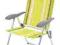 Krzesło 5 pozycji aluminium/tekstylen