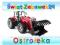 BRUDER TRAKTOR MASSEY FERGUSON Z ŁADOWACZEM 02042