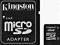 KINGSTON microSDHC 4GB class 4 + adapter