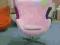 Fotel Egg Chair długi włos nr 3 różowy OD RĘKI