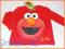 F&amp;F UK SLICZNA BLUZECZKA ELMO 6-9 M