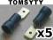 Konektor męski 4,8mm izolowany (5 szt.) /1175-5