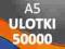 Ulotki A5 50000 szt. -48h- DARMOWA DOSTAWA ulotka