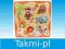 BRIMAREX Drewniane Puzzle  Zoo OD RĘKI