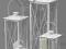 RETRO LATARNIA - LAMPION STYL SHABBY CHIC 4 sztuki