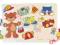Puzzle z uchwytami MIŚ z UBRANKAMI  ! GOKI