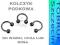 Kolczyk PODKOWA do Wargi Ucha 1.2mm 8mm 4mm/4mm