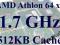 AMD TK-53 ATHLON 64 X2 1.7GHz 512KB cache S.S1g1