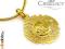 PIĘKNY ZŁOTY MEDALIK DIAMENTOWANY alleZloto_pl