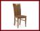 Krzesło drewniane HUBERT 2 cherry ant. tapicerka