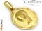 PIĘKNY ZŁOTY MEDALIK DIAMENTOWANY