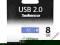TOSHIBA FLASHDRIVE 8GB USB 2.0 PURPLEBLUE |!