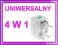 UNIWERSALNY ADAPTER PRZEJŚCIÓWKA EU UK USA JAP X3