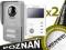 FV ZESTAW WIDEODOMOFONU Z 2 MONITORAMI LCD BIAŁYMI