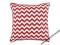 BLACK RED WHITE  PODUSZKA STRIPES, 45X45,